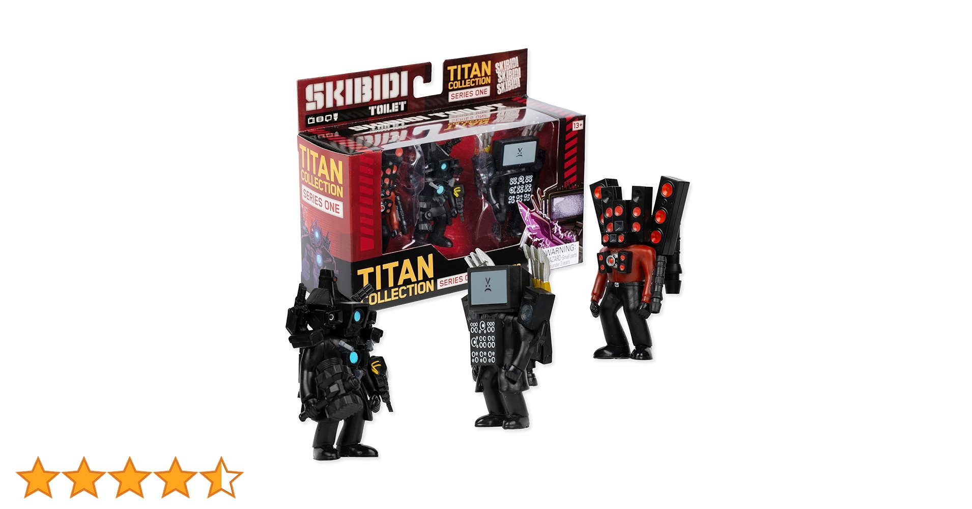 Amazon.co.jp: Skibidi トイレ タイタン 3個パック - 全 コレクション